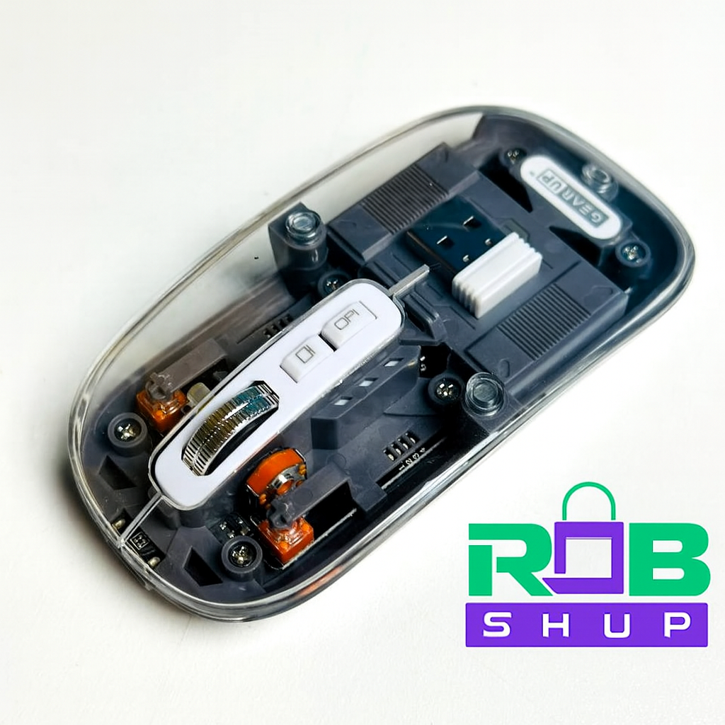 GearUP WM30 Transparent Crystal Wireless Mouse
