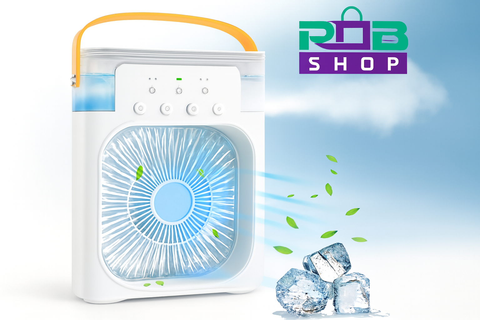 GearUP Air Cooler Fan With Mist Flow – White Color