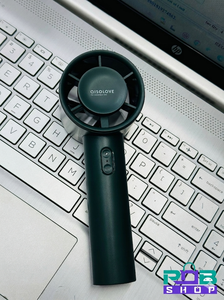 Xiaomi AISOLOVE F01 Handheld Turbo Fan (2000mAh Battery) – Green Color